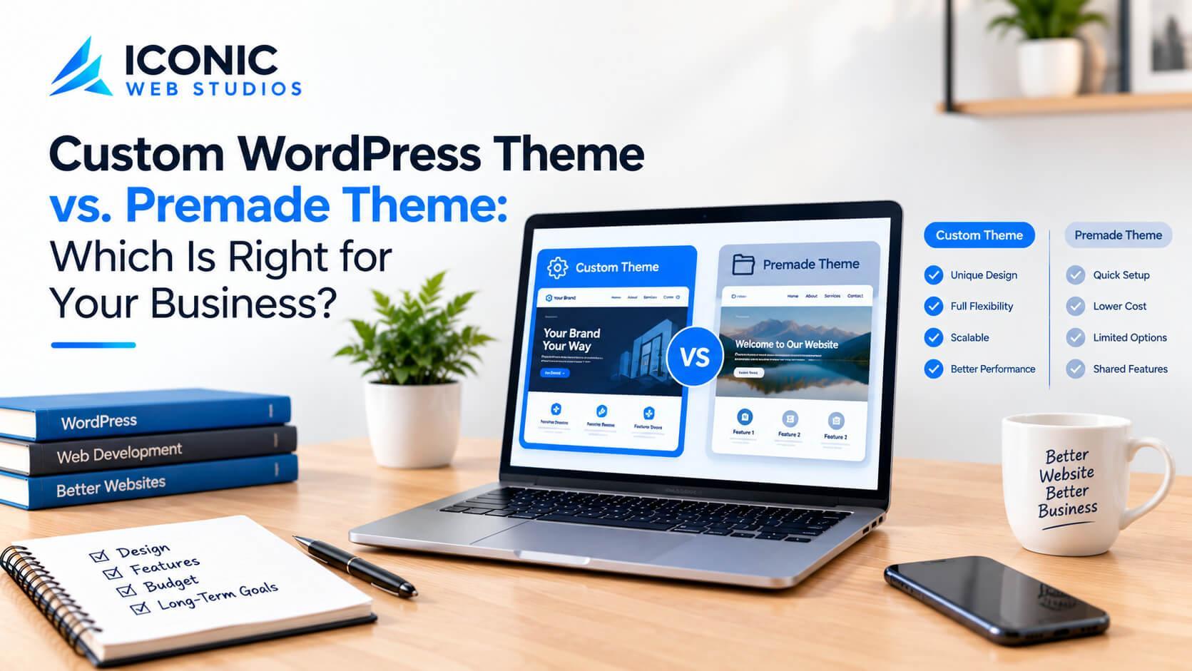 Custom vs Premade WordPress Theme