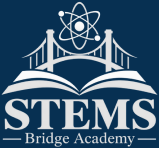 STEMS Bridge Academy logo (white)